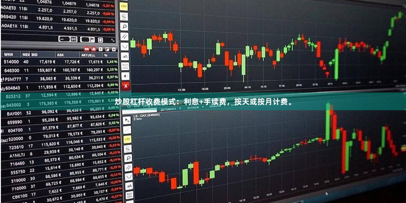 炒股杠杆收费模式：利息+手续费，按天或按月计费。